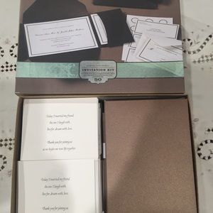 Wedding or engagement Invitation kit.